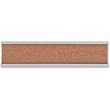 Advantus Cork Map Rail - Aluminum Advantus Cork Map Rail - Aluminum