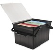 Advantus Companion Letter/Legal File - 40lb - Letter, Legal - External Dimensions 11" Height x 14" Width x 17" Depth - Plastic - Black