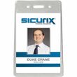 Baumgartens Proximity Badge Holder - Vertical - Vinyl - 50 / Pack - Clear Baumgartens Proximity Badge Holder - Vertical - Vinyl - 50 / Pack - Clear