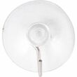 Baumgartens Suction Cup with Hook - 1 Hook - Metal Hook - Clear