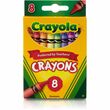 Crayola Lift Lid Crayola Crayon Sets - 3.62 " Crayon Size - Assorted Wax - 8 / Box