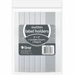 C-line HOL-DEX Magnetic Shelf/Bin Label Holders - Plastic - 10 / Box - Clear