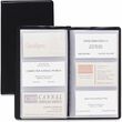 Cardinal Business Basics Sealed Vinyl 72 Card File - 72 Capacity - Black Vinyl Cover Cardinal Business Basics Sealed Vinyl 72 Card File - 72 Capacity - Black Vinyl Cover