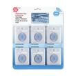 CARL Decorative-edge Replacement Blade - 1.1" - Shortwave Style, Scallop Style, Pinking Style, Squiggle Style, Colonial Style, Wave Style - Steel - 1 Set - Silver