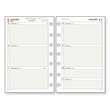 Day Runner Express 068-285Y Dated Planner Refill - Weekly - 8.5" x 11" - January till December - 8:00 AM to 5:00 PM - 1 Week Per 2 Page(s)