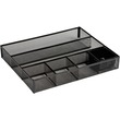 Rolodex Expressions Mesh Deep Drawer Organizer - 11.87" x 15.18" x 2.37" - 4 Compartment(s), 2 Compartment(s) - Steel - Black Rolodex Expressions Mesh Deep Drawer Organizer - 11.87" x 15.18" x 2.37" - 4 Compartment(s), 2 Compartment(s) - Steel - Black