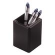 Rolodex Pencil Cup Holder - Wood - 1 Each - Black