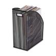 Rolodex Mesh Jumbo Magazine File - Black - Steel - 1 Pack