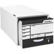 Esselte Standard Storage File - Letter - External Dimensions 10.25" Height x 24" Width x 12.87" Depth - Plastic - White Esselte Standard Storage File - Letter - External Dimensions 10.25" Height x 24" Width x 12.87" Depth - Plastic - White