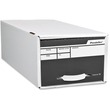 Esselte Standard Storage File - External Dimensions 6.62" Height x 24" Width x 9.25" Depth - Plastic - White Esselte Standard Storage File - External Dimensions 6.62" Height x 24" Width x 9.25" Depth - Plastic - White
