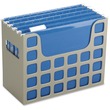 Esselte Techfile Hanging File Bin - External Dimensions 9.5" Height x 12.19" Width x 6" Depth - Plastic - Putty