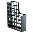 Oxford Decofile Magazine File - Black - Plastic - 1 Pack