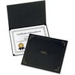 Esselte Oxford Certificate Holder - Letter - 8.5" x 11" - 5 / Pack - Black