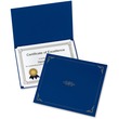 Esselte Certificate Holder - Letter - 8.5" x 11" - 5 / Pack - Dark Blue