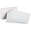Esselte Top Quality Ruled Index Card - 3" x 5" - 90lb - 100 / Pack - White Esselte Top Quality Ruled Index Card - 3" x 5" - 90lb - 100 / Pack - White
