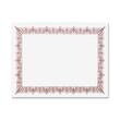 Geographics Blank Award Certificate - 8.5" x 11" - Inkjet, Laser Compatible - Red with Golden Seal