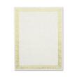 Geographics Blank Serpentine Certificate - 8.5" x 11" - Inkjet, Laser Compatible - Gold with Golden Seal