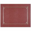 Geographics Linen Certificate Cover - Letter, A4 - 8.5" x 11", 8" x 10", 8.25" x 11.75" - 6 / Pack - Burgundy