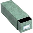Globe-Weis Heavy-duty Index Card Storage Drawer - Internal Dimension 3" Height x 5" Width x 14.5" Depth - Fiberboard - Green Globe-Weis Heavy-duty Index Card Storage Drawer - Internal Dimension 3" Height x 5" Width x 14.5" Depth - Fiberboard - Green