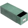 Globe-Weis Heavy duty Index Card Storage Drawer - Internal Dimension 4" Height x 6" Width x 14.5" Depth - Fiberboard - Green Globe-Weis Heavy duty Index Card Storage Drawer - Internal Dimension 4" Height x 6" Width x 14.5" Depth - Fiberboard - Green