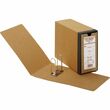 Globe-Weis Columbia Binding Case - Letter - External Dimensions 9.5" Height x 4.62" Width x 12.87" Depth - Fiberboard, Kraft - Brown