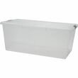 Iris Storage Box with Lid - 91quart - External Dimensions 13" Height x 31.5" Width x 17.75" Depth - Polypropylene - Clear