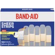 BAND-AID Sheer Adhesive Bandage - 0.75" - 100 / Box BAND-AID Sheer Adhesive Bandage - 0.75" - 100 / Box