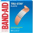 BAND-AID Plastic Bandages - 0.75" - 60 / Box - Tan BAND-AID Plastic Bandages - 0.75" - 60 / Box - Tan