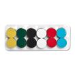 Magna Visual High Energy Magnets - 12 Circle - 0.12" x 0.75" Diameter - Magnet - Multicolor Magna Visual High Energy Magnets - 12 Circle - 0.12" x 0.75" Diameter - Magnet - Multicolor