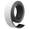 Magna Visual Magnetic Tape - 1" Width x 4' Length - Magnet - Flexible - 1 Roll - Charcoal