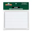 Magna Visual Magnetic Write-on/Wipe-off Strips - Rectangle - 0.88" x 6" - Magnet - White Magna Visual Magnetic Write-on/Wipe-off Strips - Rectangle - 0.88" x 6" - Magnet - White