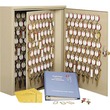 MMF Dupli-Key 240 Key Cabinet - 16.5" x 5" x 20.5" - Steel - Sand