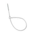 MMF Zipper Pull Plastic Security Seal - 250 / Pack - Plastic - Clear