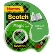 Scotch Magic Tape with Handheld Dispenser - 0.5" Width x 800" Length - 1" Core - Plastic - Non-yellowing, Photo-safe, Writable Surface - Clear Dispenser Included - 1 Roll - Clear