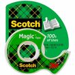 Scotch Magic Tape with Handheld Dispenser - 0.75" Width x 650" Length - 1" Core - Plastic - Photo-safe, Non-yellowing, Writable Surface - Clear Dispenser Included - 1 Roll - Clear