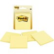 Post-it Adhesive Note - Self-adhesive, Repositionable - 3" x 3" - Yellow - Paper - 4 / Pack Post-it Adhesive Note - Self-adhesive, Repositionable - 3" x 3" - Yellow - Paper - 4 / Pack