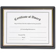 Nu-Dell Certificate Of Achievement Frame - 11" x 8.5" Insert - Wall-mountable - Horizontal - Plastic - Black, Gold Nu-Dell Certificate Of Achievement Frame - 11" x 8.5" Insert - Wall-mountable - Horizontal - Plastic - Black, Gold