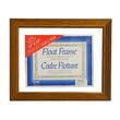Nu-Dell One Size Fits Floating Certificate Frame - 14" x 11" Insert - Black, Walnut Nu-Dell One Size Fits Floating Certificate Frame - 14" x 11" Insert - Black, Walnut