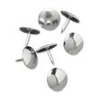 OIC Thumb Tacks - 0.43" Length - Steel - 100 / Box - Silver OIC Thumb Tacks - 0.43" Length - Steel - 100 / Box - Silver