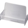 OIC Broad Base Business Card Holder - Plastic - 1 Each - Clear OIC Broad Base Business Card Holder - Plastic - 1 Each - Clear