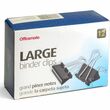 OIC Binder Clip - Large - 2" Width - 12 / Box - Black, Silver