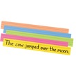 Pacon Peacock Super Bright Sentence Strip - Ruled - 24" x 3" - 100 / Pack - Assorted Pacon Peacock Super Bright Sentence Strip - Ruled - 24" x 3" - 100 / Pack - Assorted