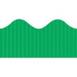 Pacon Bordette ScallopedDecorative Border - Rectangle with Scalloped Trim - 2.25" x 50ft - Paper - Green Apple