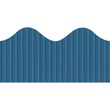 Pacon Bordette Scalloped Decorative Border - Rectangle with Scalloped Trim - 2.25" x 50ft - Paper - Rich Blue
