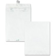 Quality Park Open-End Envelope - #10 1/2 (9" x 12") - 14lb - Self-sealing - Tyvek - 100 / Box - White