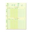 Rediform National Payroll Filler Sheet - 10.87" x 8.5" Sheet Size - Green - 100 / Pack