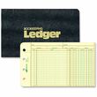 Rediform 4-Ring Ledger Outfit - 5" x 8.5" - 100 Page Capacity - 1 Each - Black