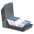 Rolodex VIP Transparent Cover Card File - 500 Address Card - 24 Printed - Black