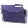 Rubbermaid Magnetic Wall File - 6.62" x 13.75" x 3" - Plastic - Clear