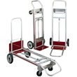 Safco 3-Way Convertible Hand Truck - 600 lb Capacity - 2 x 4", 2 Caster - Steel, Aluminum - 20"48" - Aluminum Safco 3-Way Convertible Hand Truck - 600 lb Capacity - 2 x 4", 2 Caster - Steel, Aluminum - 20"48" - Aluminum